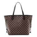 Damier Ebene Neo Neverfull MM Rose Ballerine