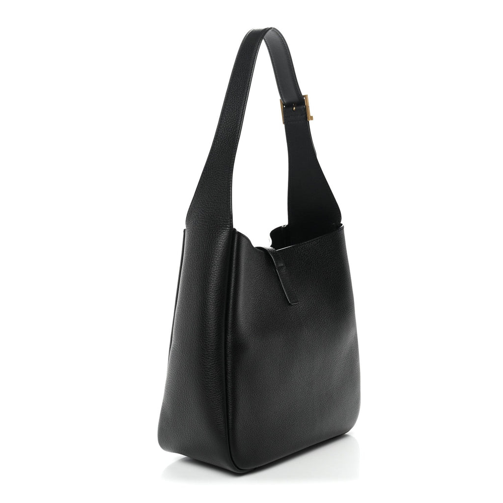 Supple Calfskin Small Le 5 A 7 Soft Hobo Black