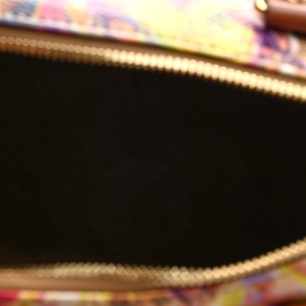 Metallic Monogram LV Garden Speedy Bandouliere 25 Gold