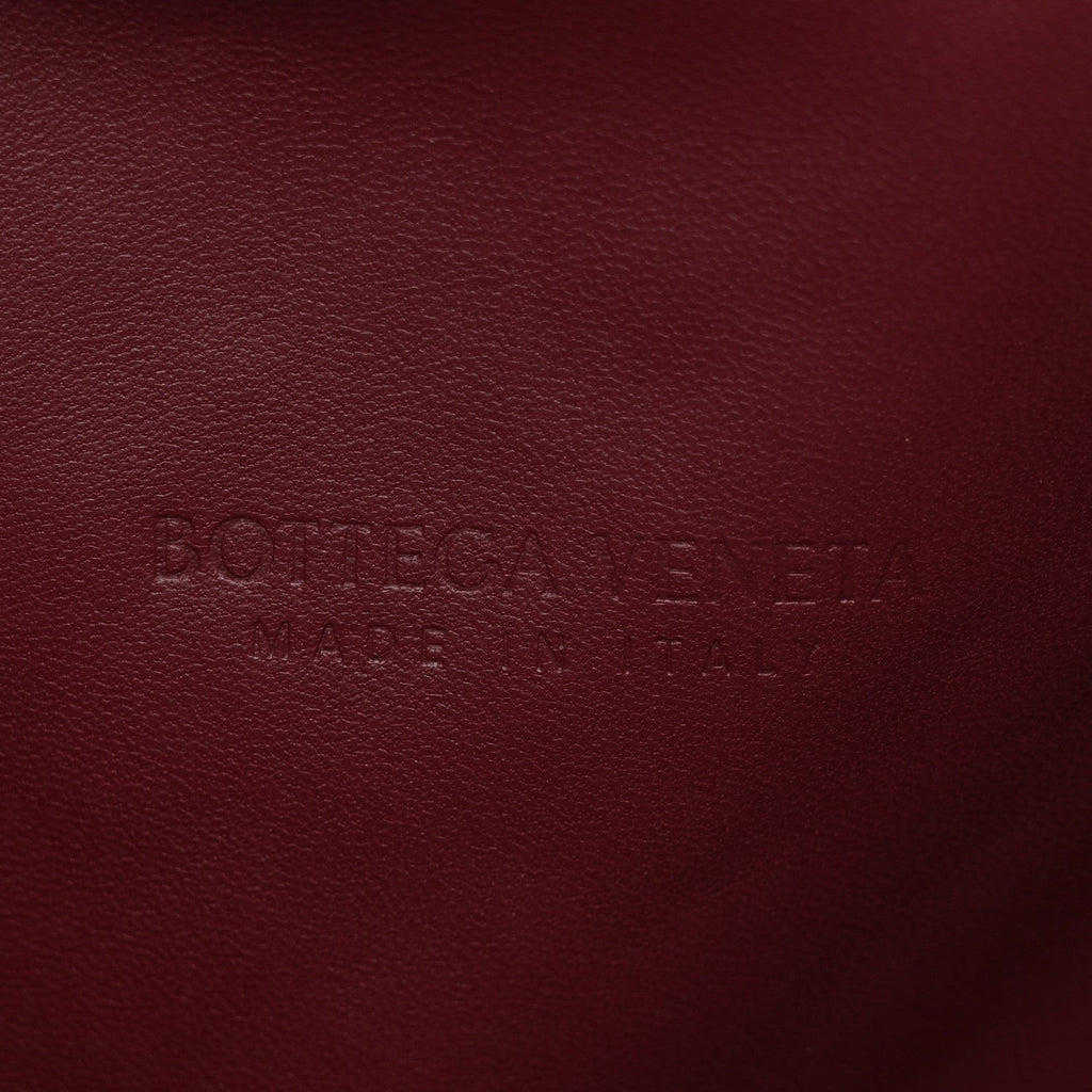 Nappa Intrecciato Small The Lauren 1980 Clutch With Chain Barolo