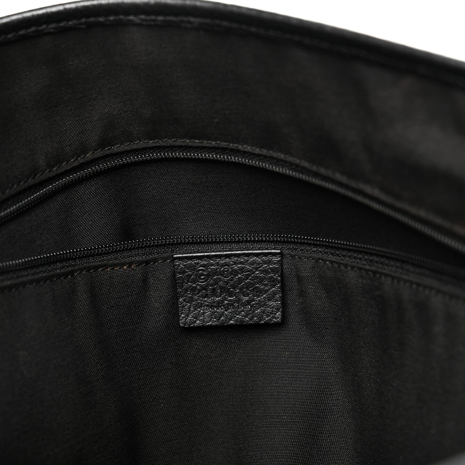 Canvas Monogram Shopping Tote Black