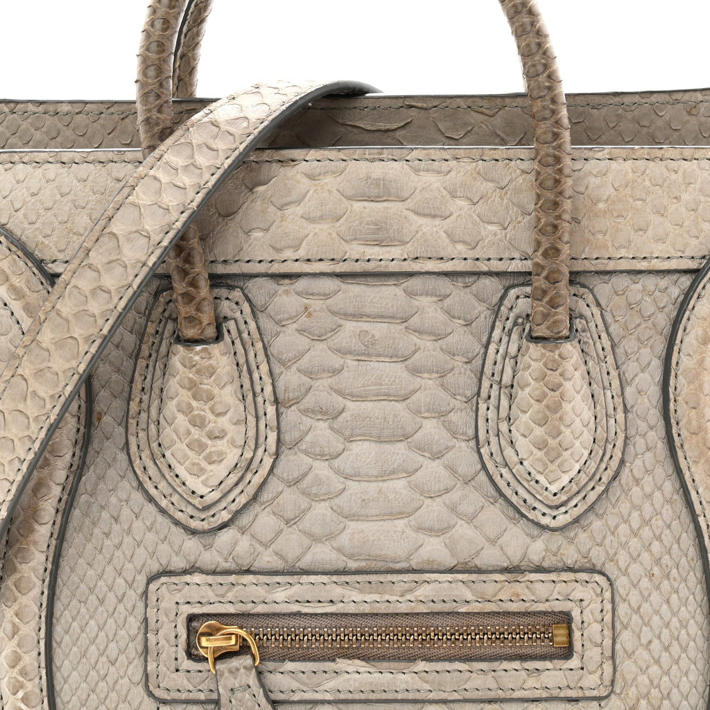 Snakeskin Nano Luggage Grey