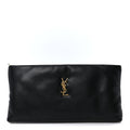 Lambskin Long Calypso Pouch Black