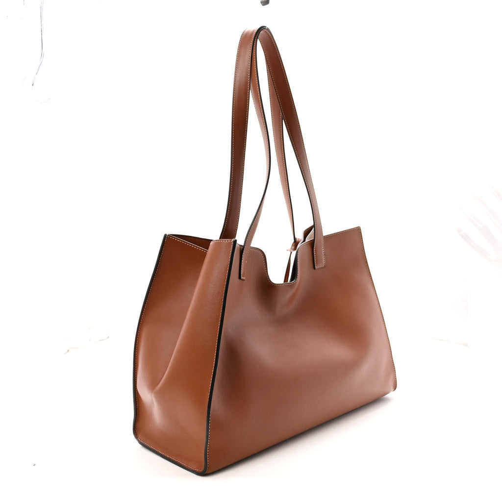 Smooth Calfskin Cabas 16 Bag Tan