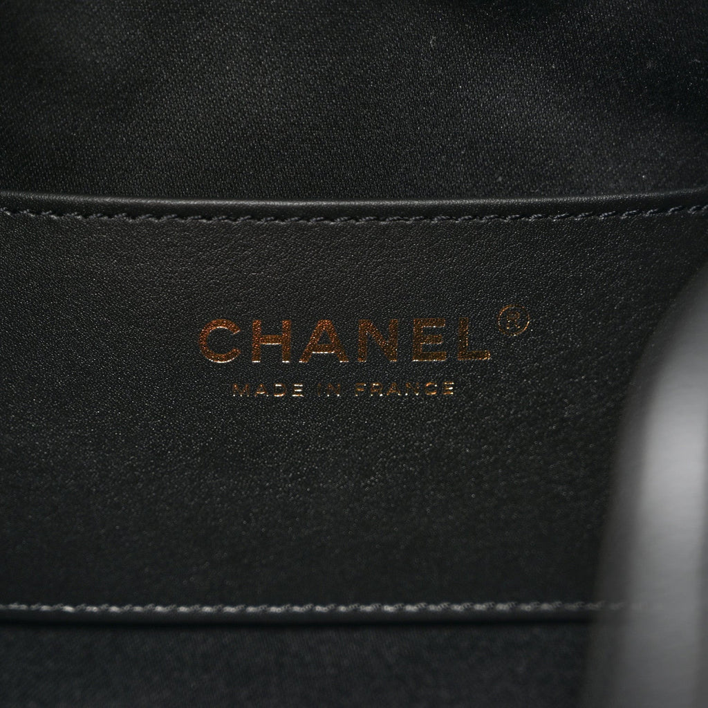 Caviar Quilted Small Chanel 25 Handbag Black