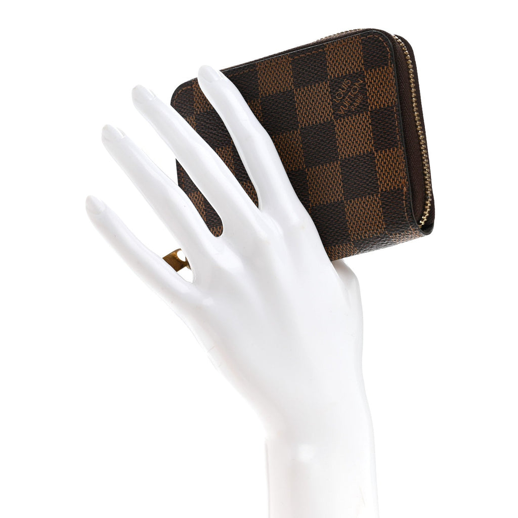 Damier Ebene Zippy Coin Purse