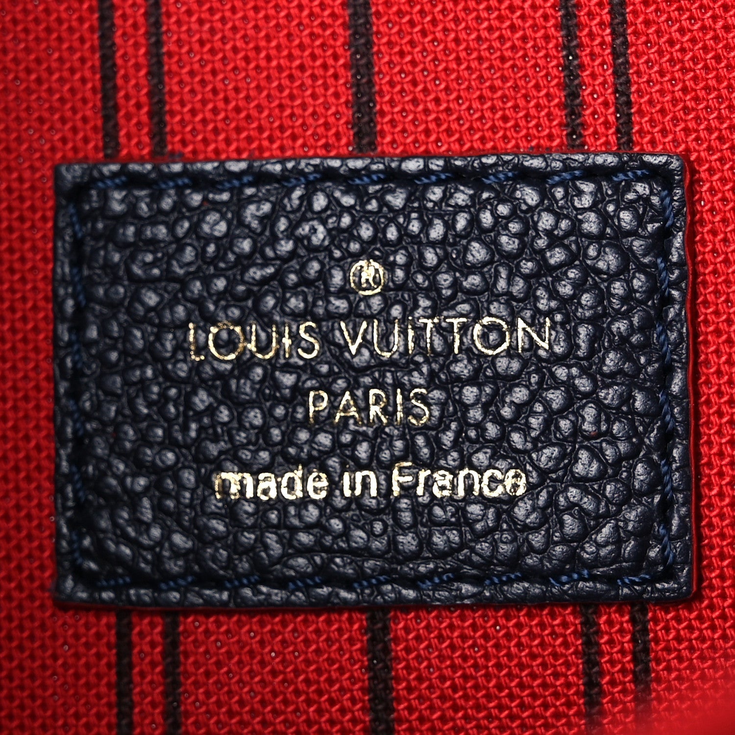Empreinte Pochette Metis Marine Rouge