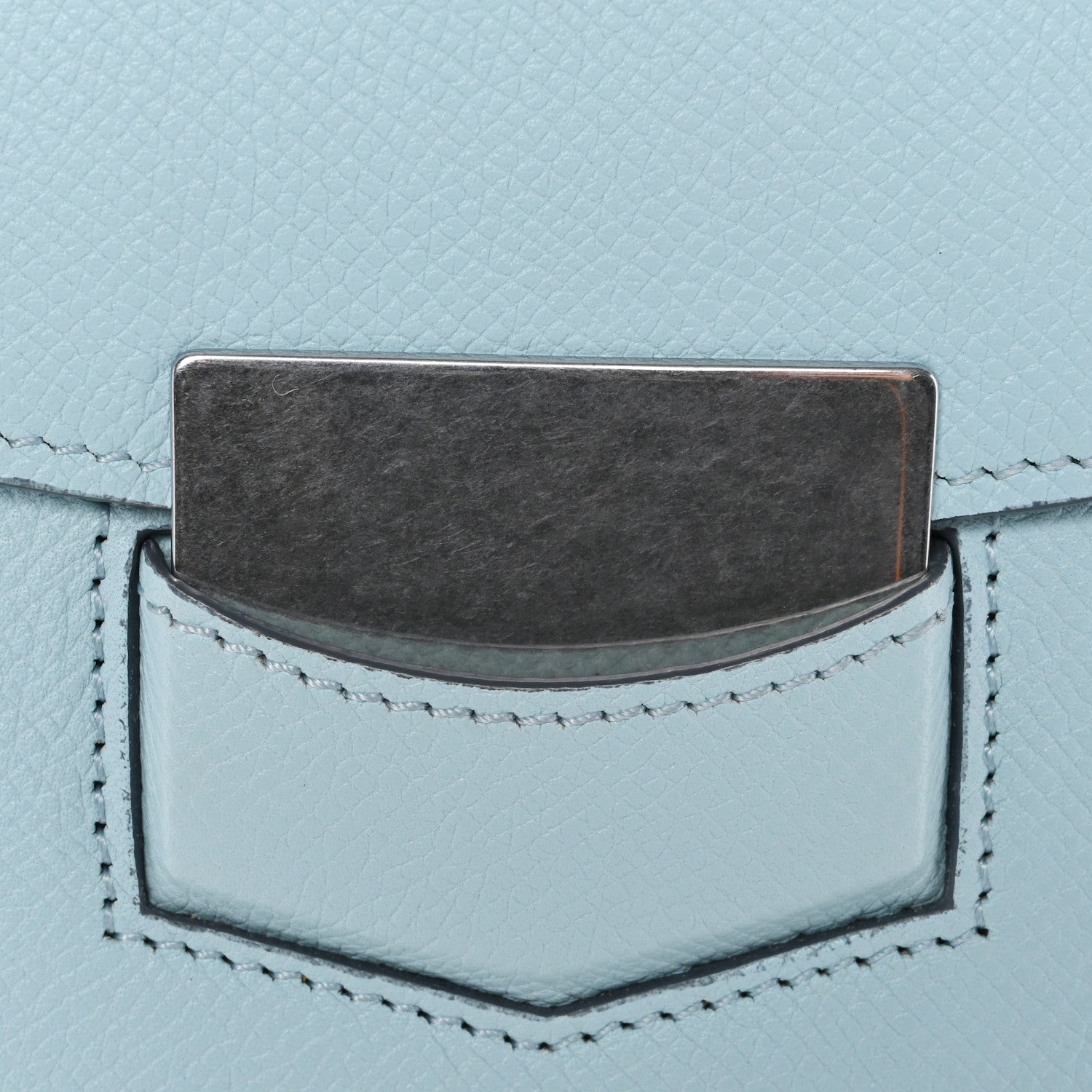 Baby Grained Calfskin Small Trotteur Pool
