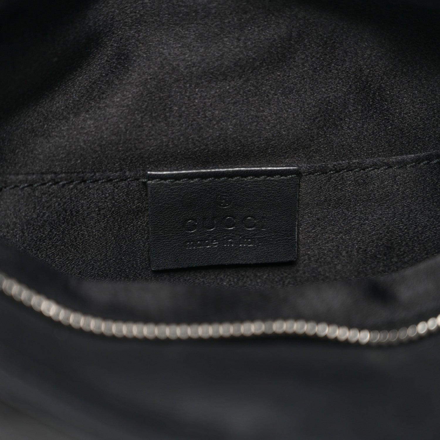 Calfskin Bamboo Croisette Clutch Black