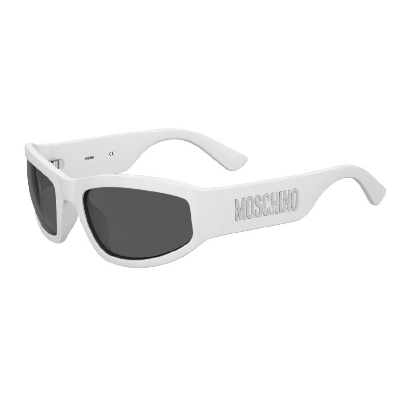 Moschino Sunglasses Rectangle Full Rim, Matte Lime Frame and Green Lens MOS164/S04ANQT