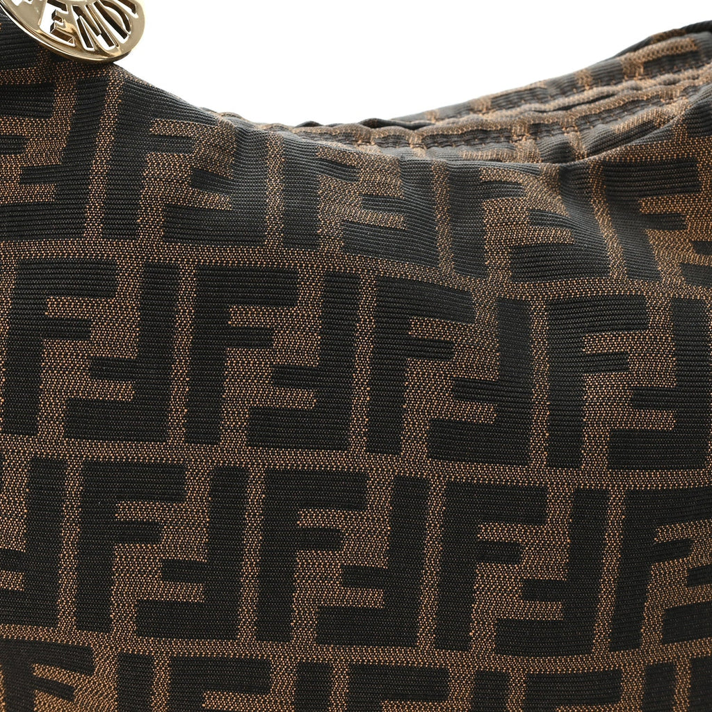 Zucca Small Chef Chain Hobo Tobacco
