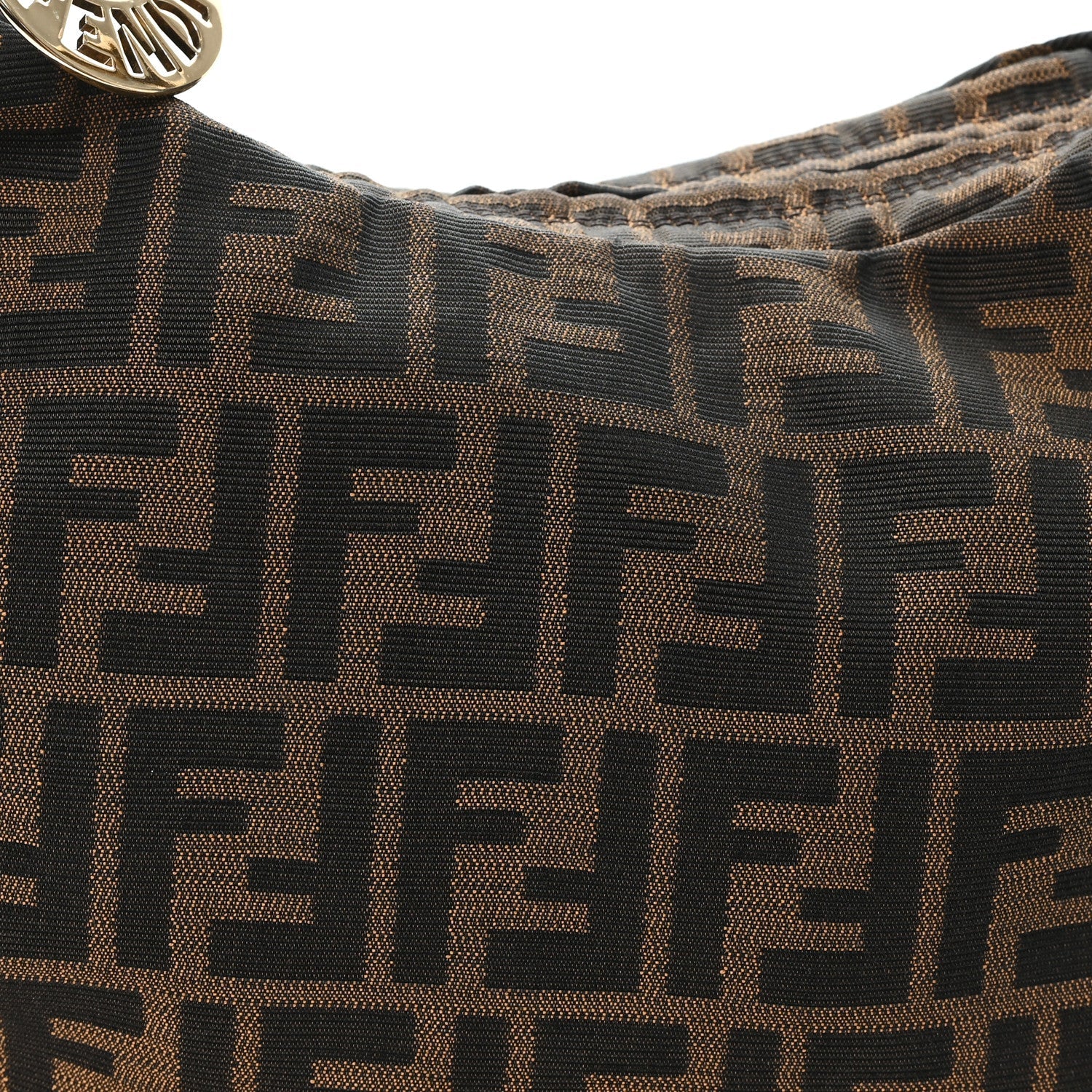 Zucca Small Chef Chain Hobo Tobacco