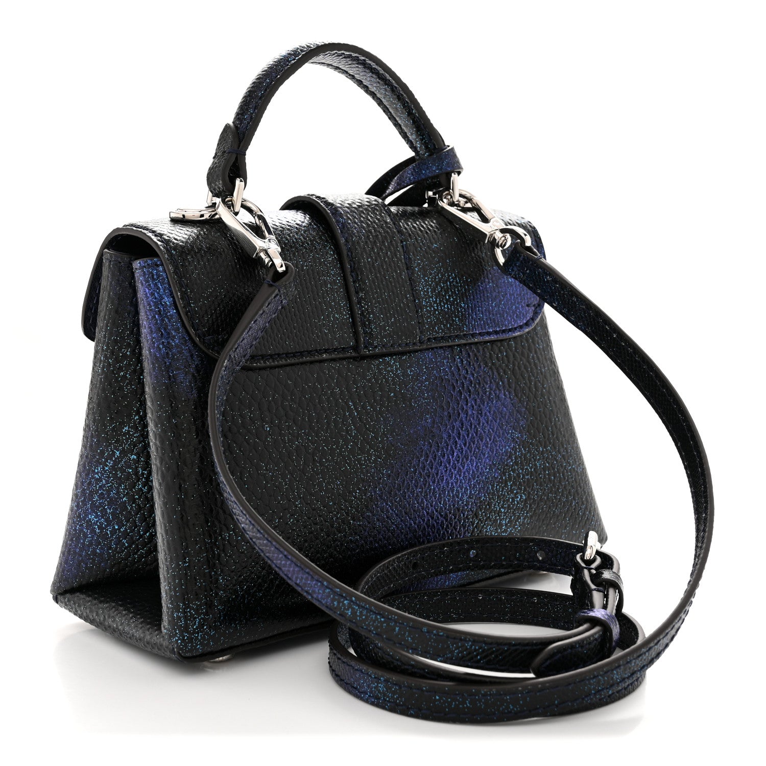 Iridescent Snakeskin Rose Des Vents Mini Blue