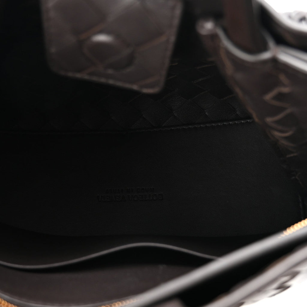Nappa Intrecciato Small Andiamo Shoulder Bag Fondant