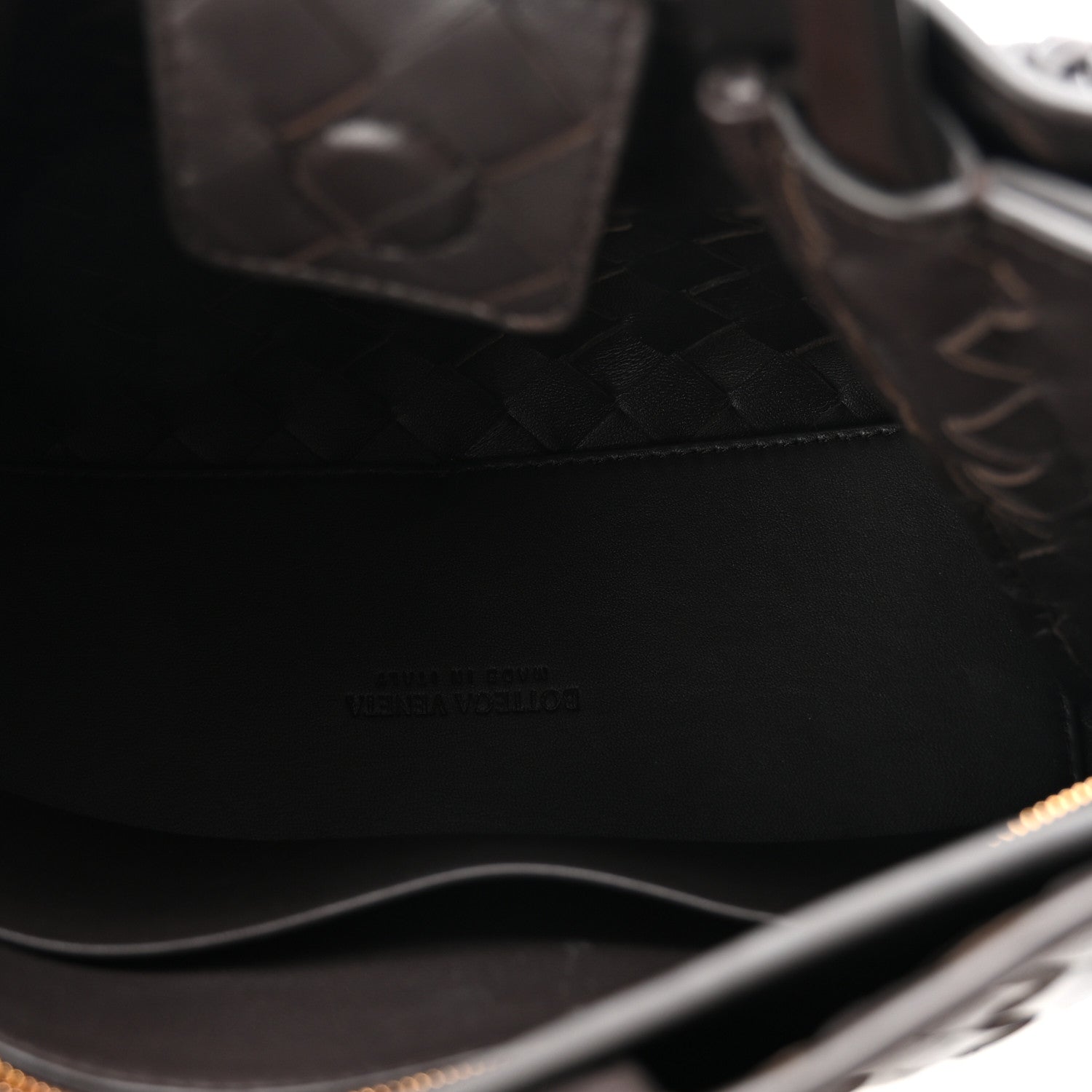 Nappa Intrecciato Small Andiamo Shoulder Bag Fondant