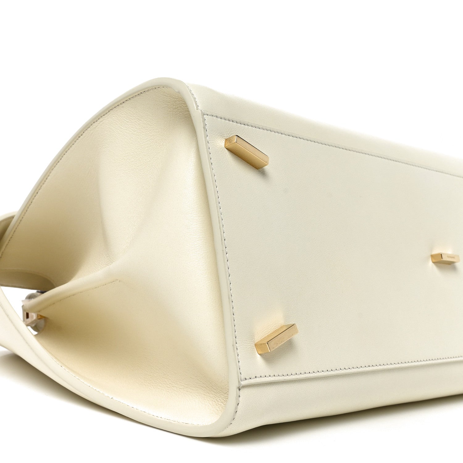 Lambskin Braided Medium Hug Bag Mascarpone