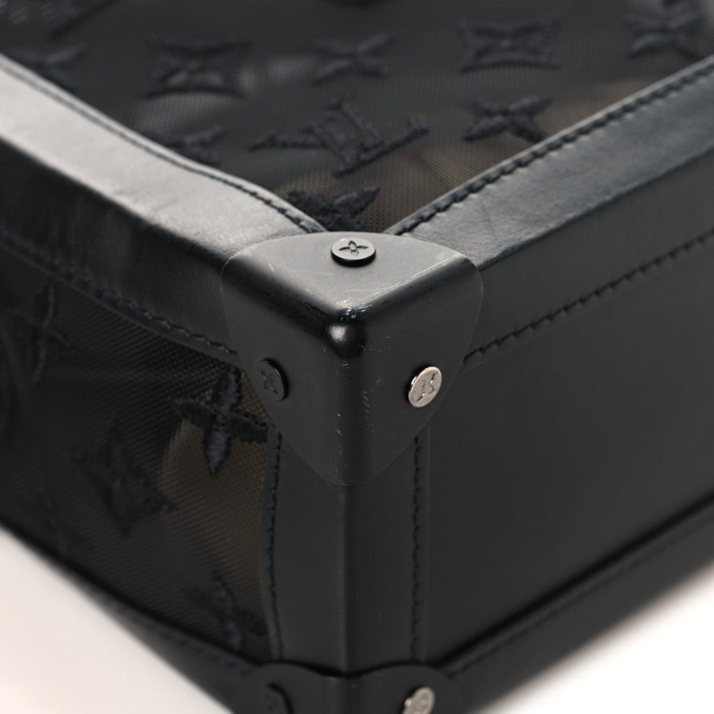 Monogram See Through Soft Trunk Black