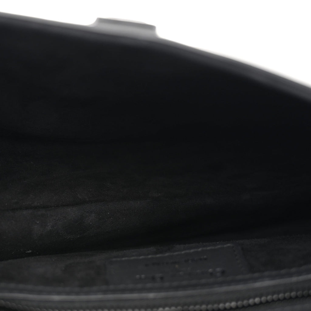 Ultra Matte Saddle Bag With Strap Black