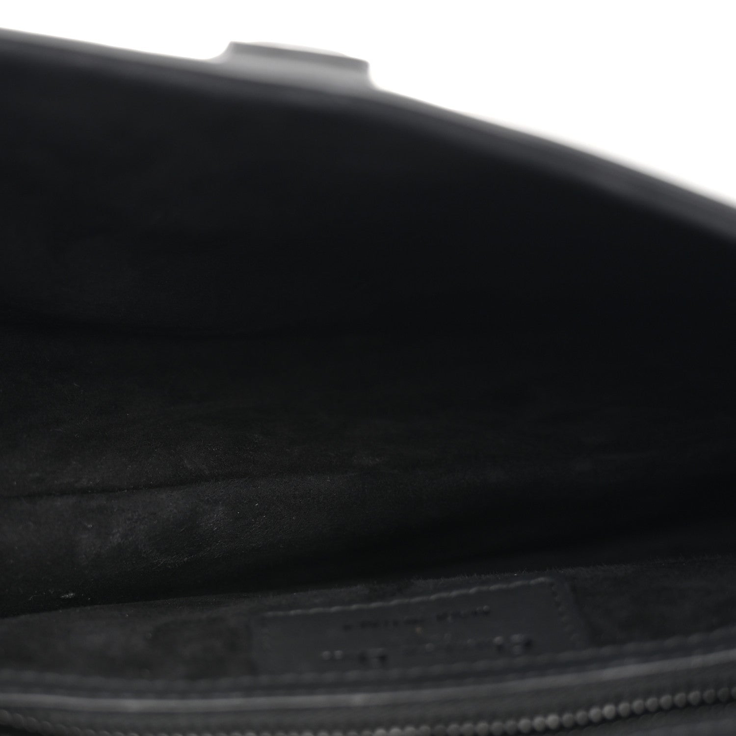 Ultra Matte Saddle Bag With Strap Black
