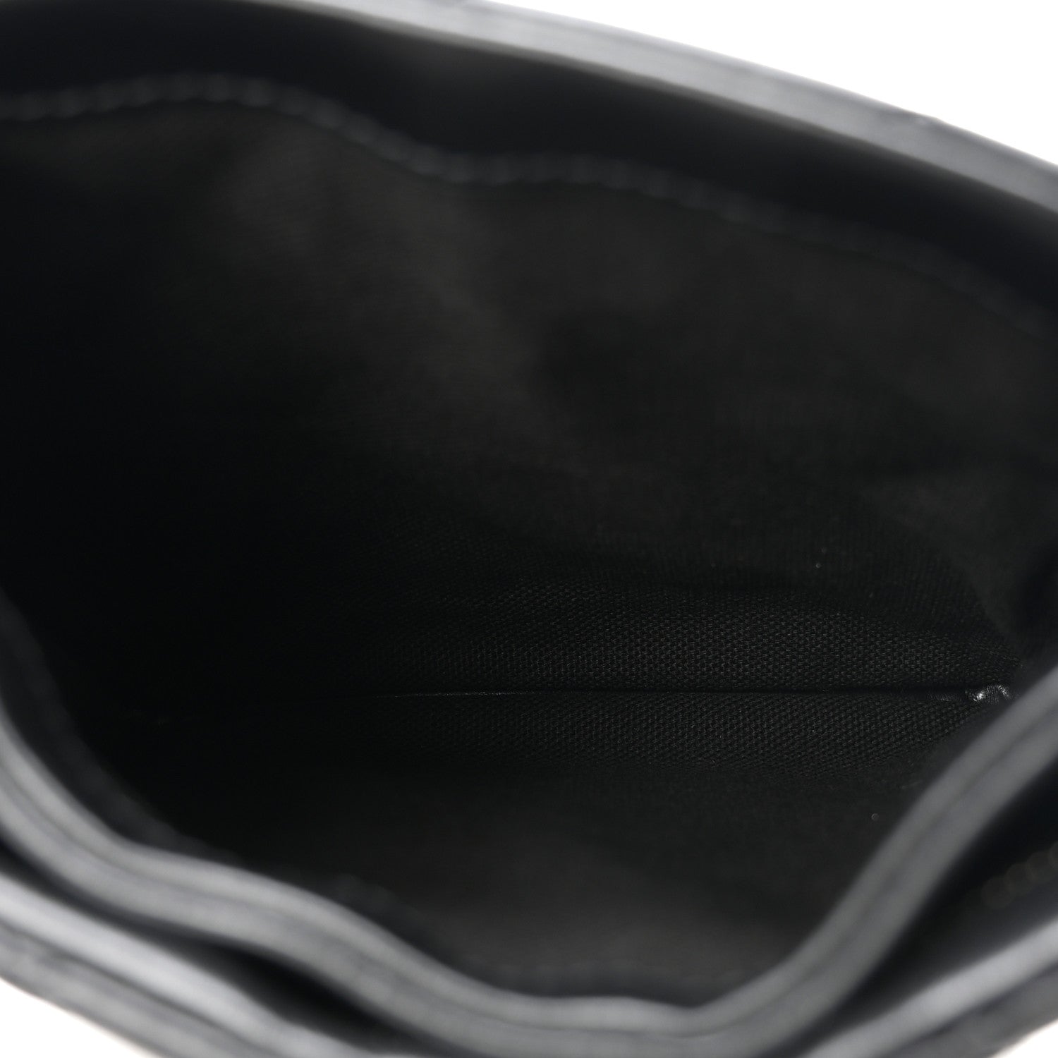 Lambskin Quilted Uniform Crossbody Bag Black