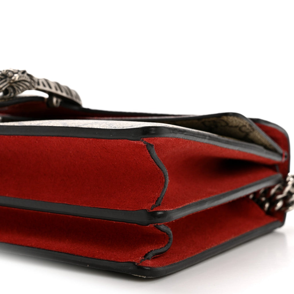 GG Supreme Monogram Small Dionysus Shoulder Bag Red