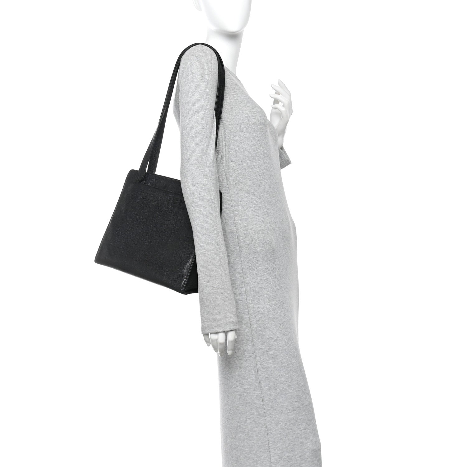 Caviar Shoulder Bag Black