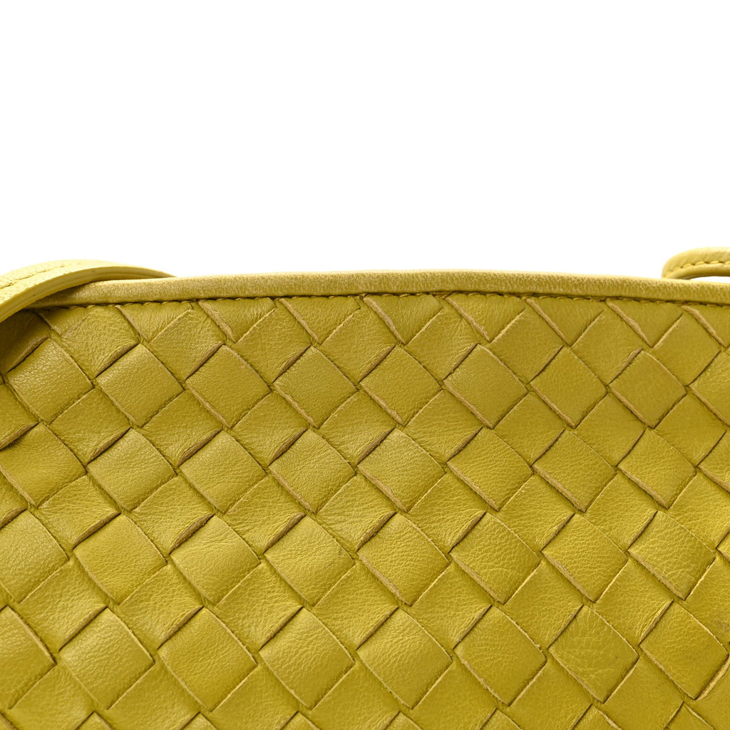 Nappa Intrecciato Nodini Crossbody Messenger Green