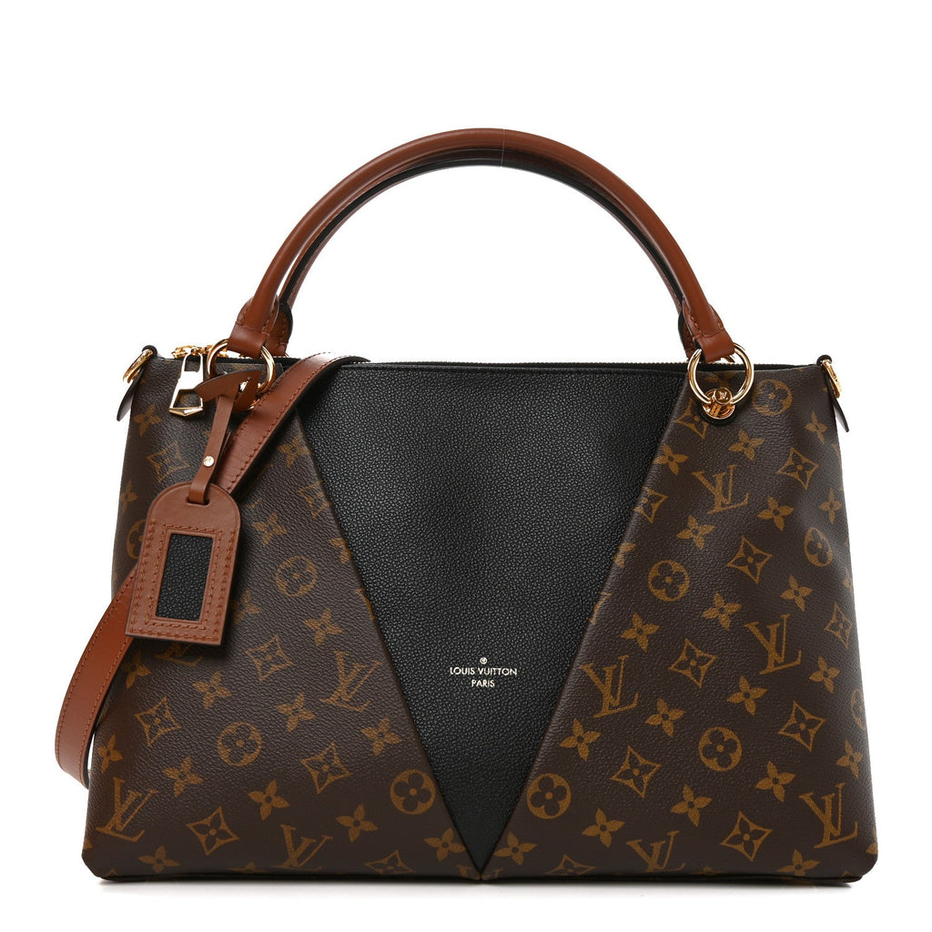 Monogram V Tote MM Black