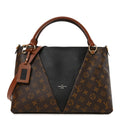 Monogram V Tote MM Black
