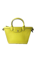 Longchamp Héritage Leather Yellow Leather Bag (Authentic  )