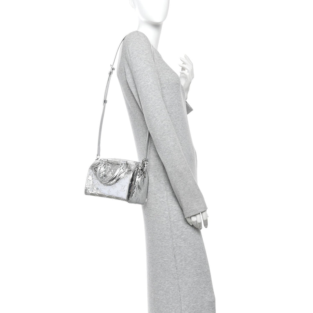Monogram Miroir Speedy Bandouliere 20 Silver