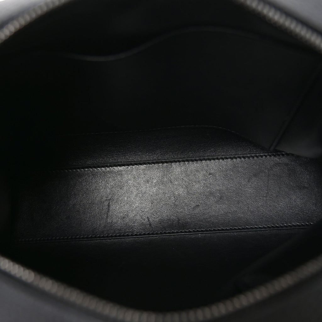 Matte Grained Calfskin India 10 Black