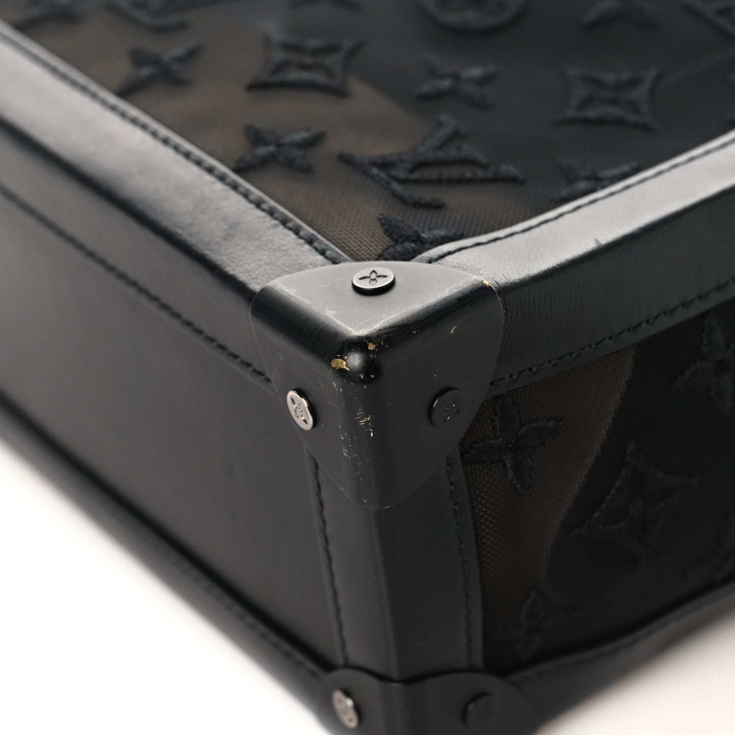 Monogram See Through Soft Trunk Black