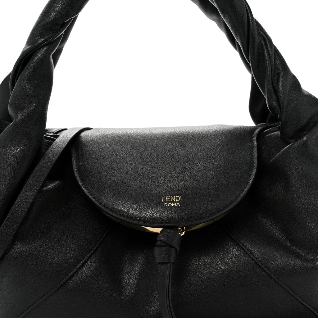 Calfskin Small Spy Black