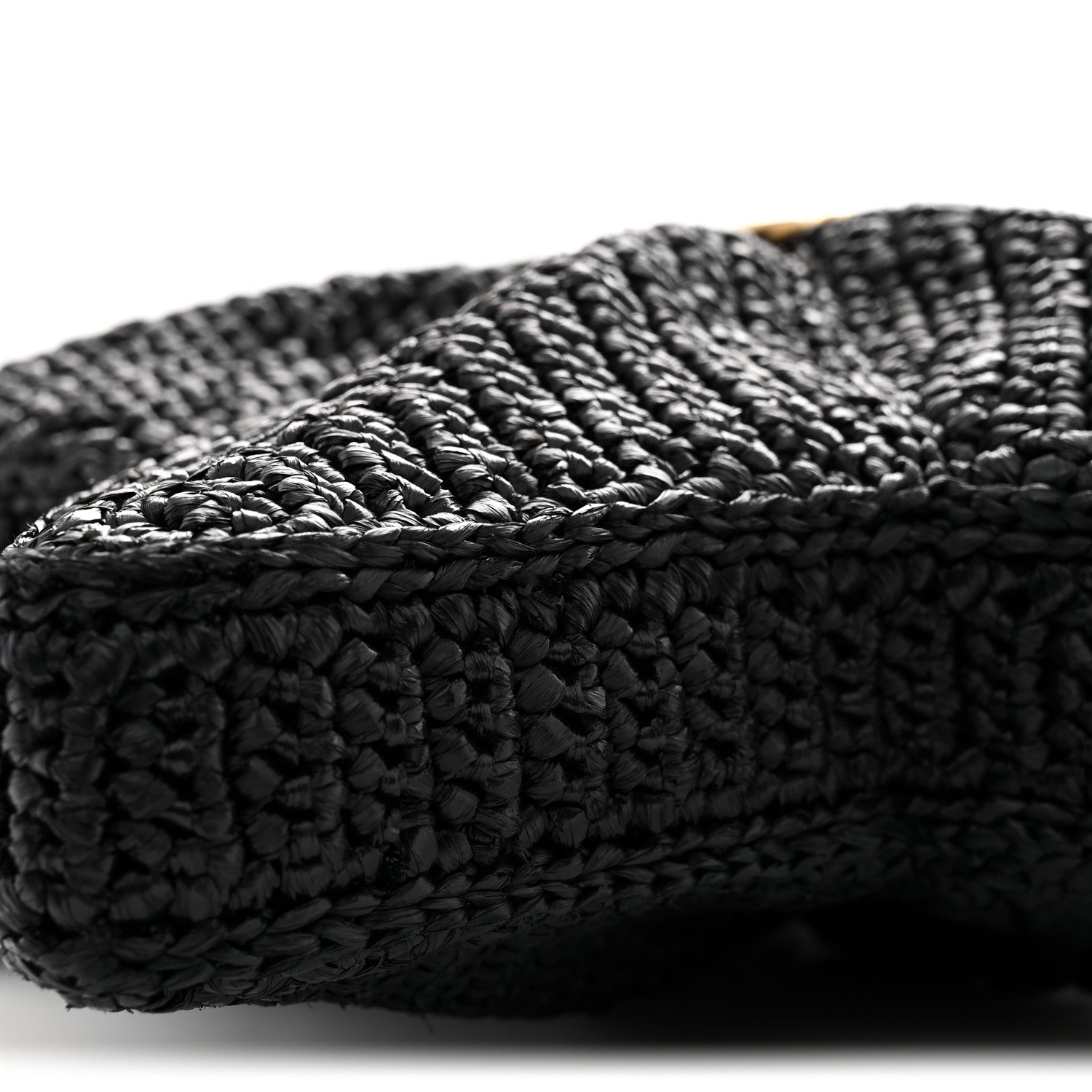 Raffia Star Coco Beach Bag Black