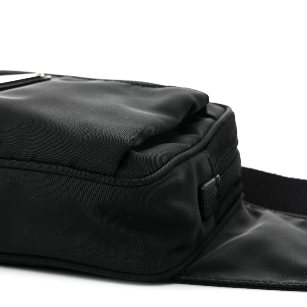 Re-Nylon Saffiano Belt Bag Black