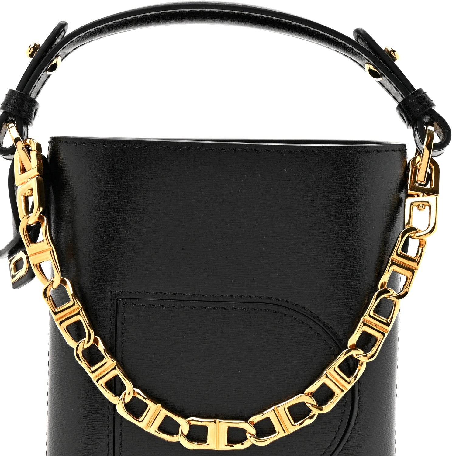 Box Calfskin Toy Pin Eclat Bucket Black
