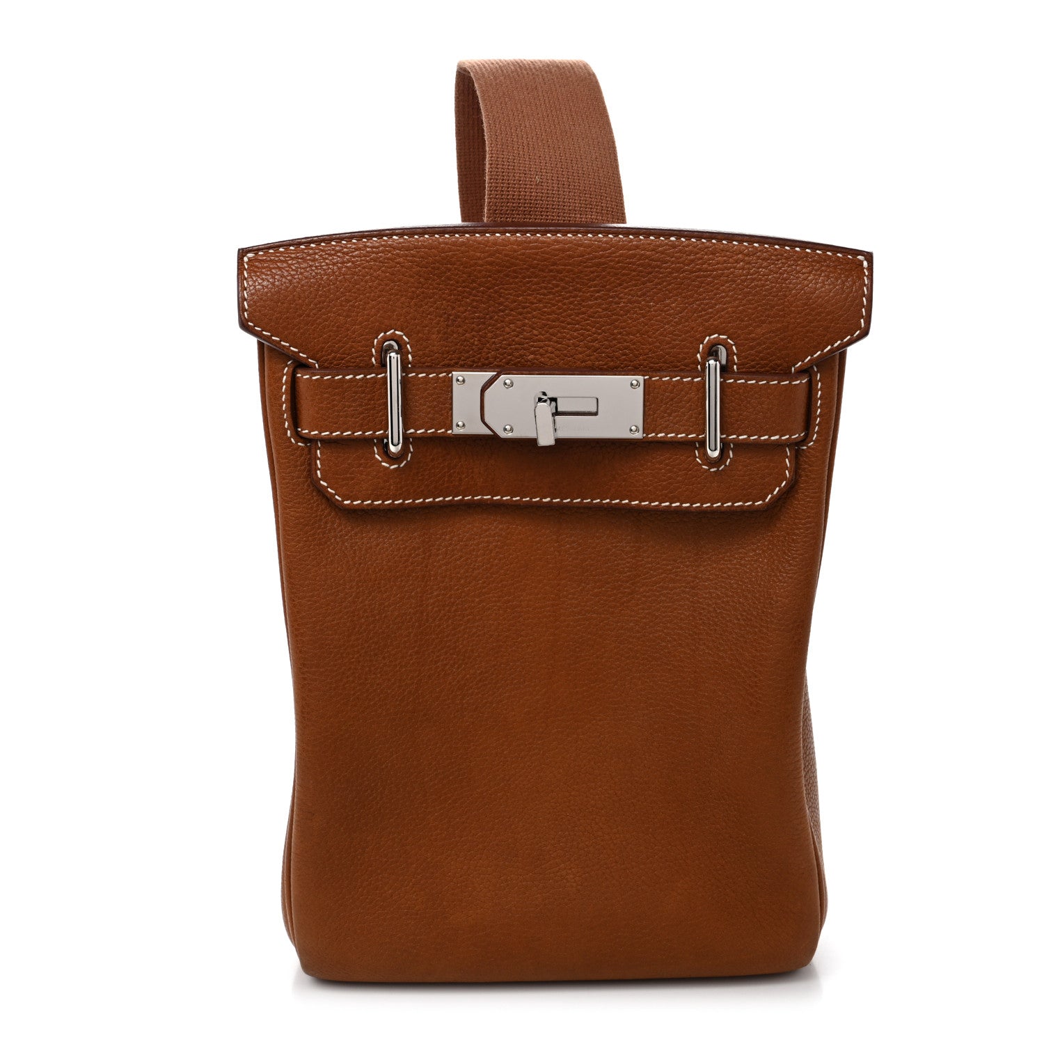 Natural Barenia Faubourg Hac A Dos PM Backpack Fauve