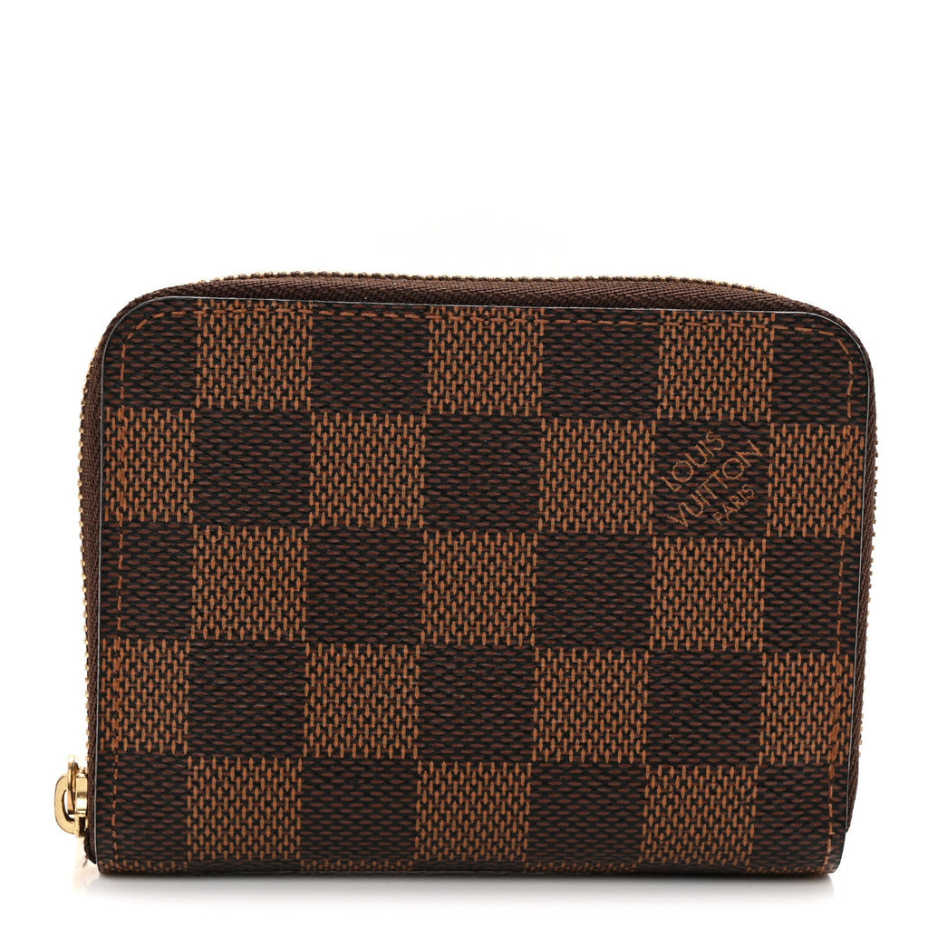 Damier Ebene Zippy Coin Purse
