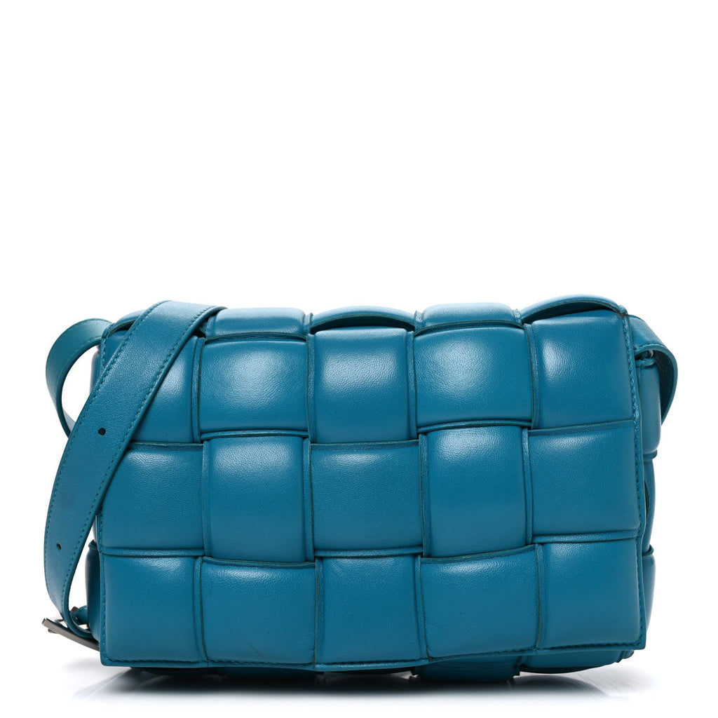 Nappa Maxi Intreccio Padded Cassette Crossbody Bag Blaster