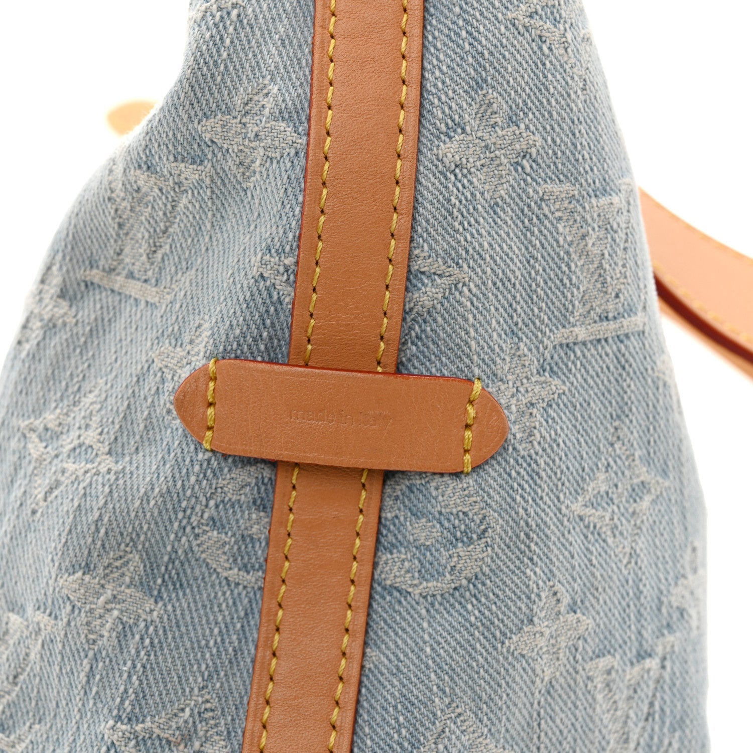 Monogram Denim CarryAll PM Sky Blue