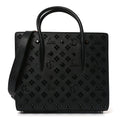 Calfskin Spikes Loubinthesky Medium Paloma Black