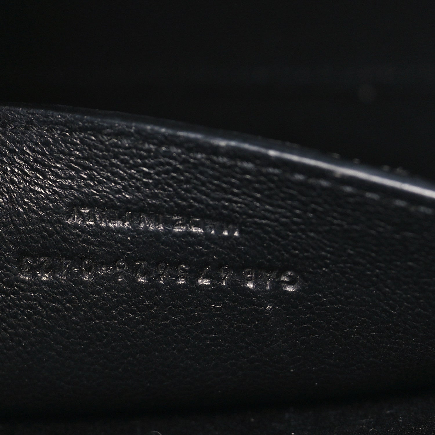 Shiny Calfskin Crocodile Embossed Small Manhattan Baguette Black