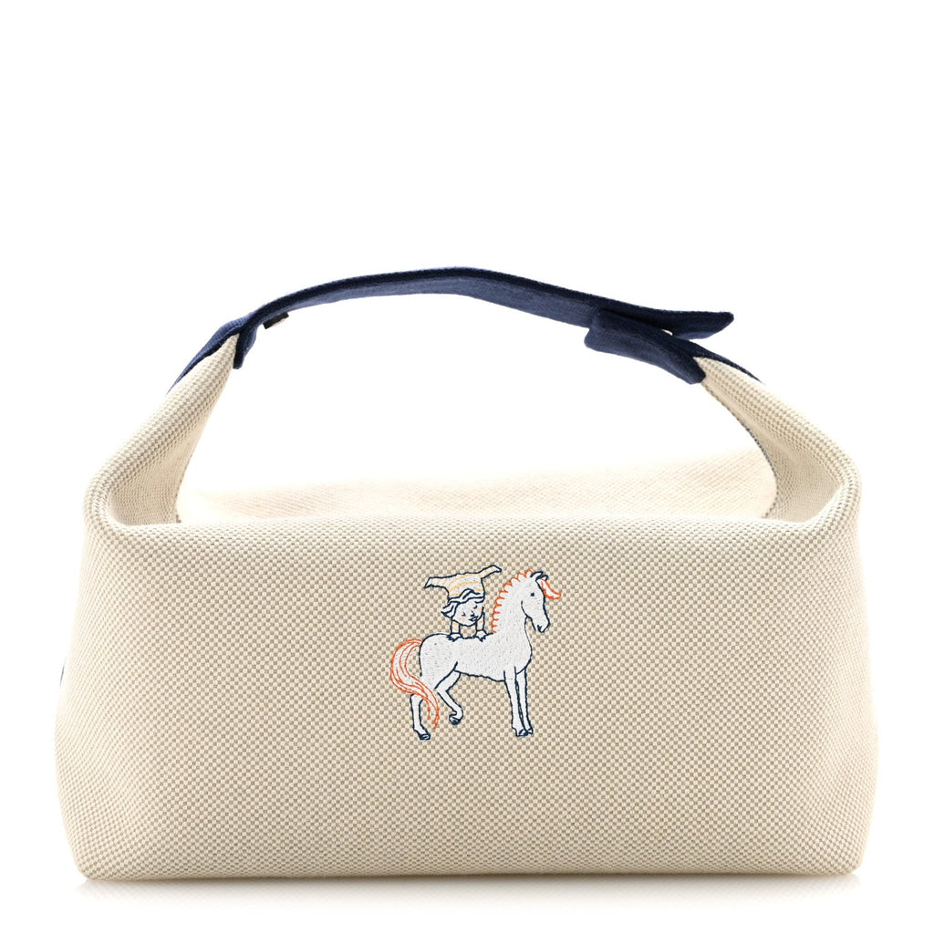 Canvas Large Bride-A-Brac Cabriole Case Gris Perle
