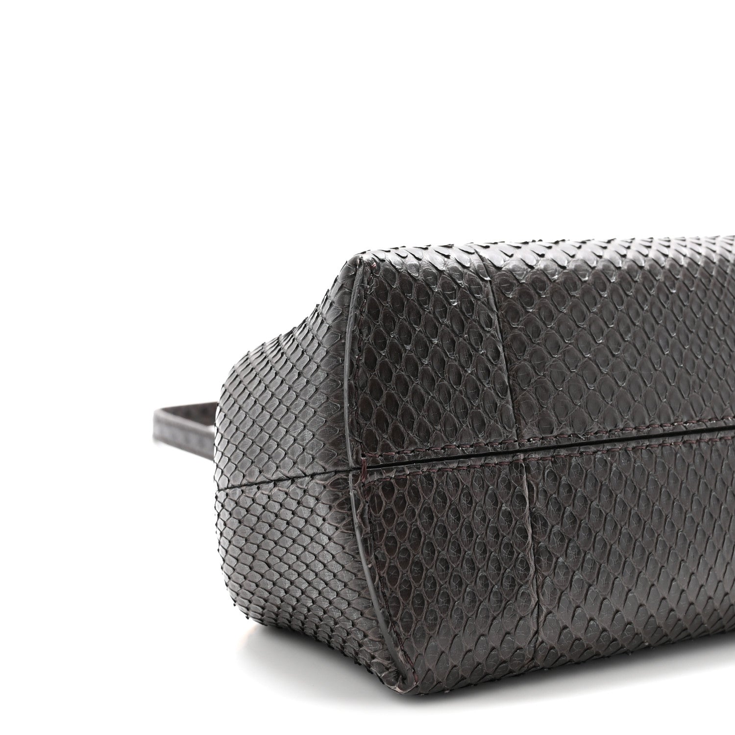 Snakeskin Small Fendi First Brown