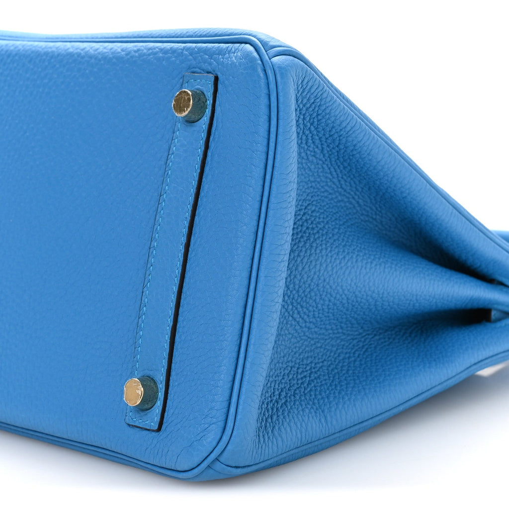 Togo BIRKIN 30 Bleu Zanzibar