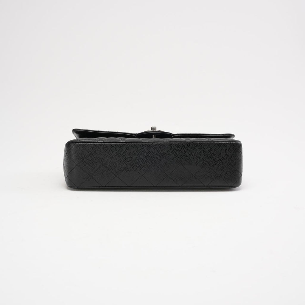 Chanel Classic Medium Double Flap Bag Black Caviar-leather 2010