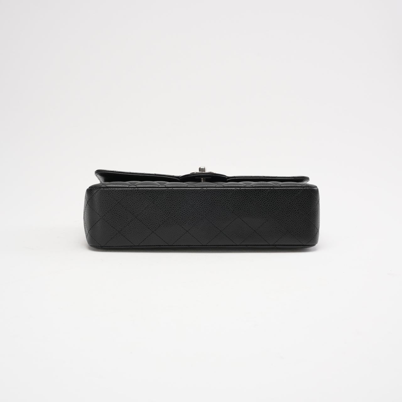 Chanel Classic Medium Double Flap Bag Black Caviar-leather 2010