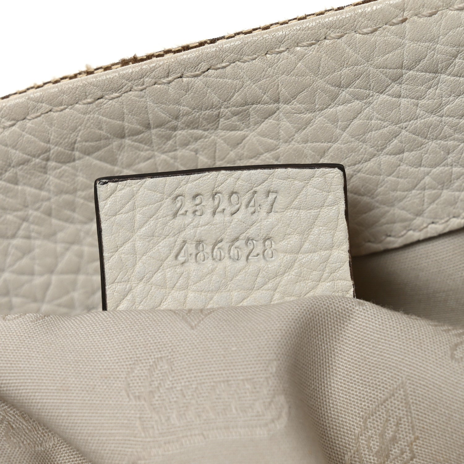 Monogram Medium Bamboo Bar Tote Off White