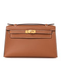 Swift Kelly Pochette Clutch Gold